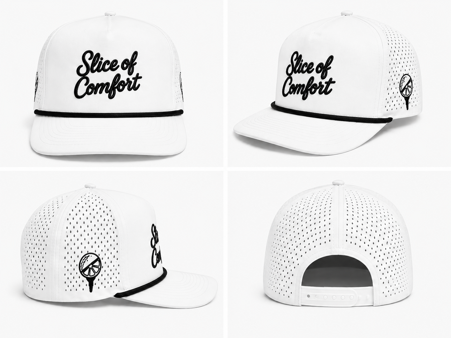 Black Slice of Comfort Hat