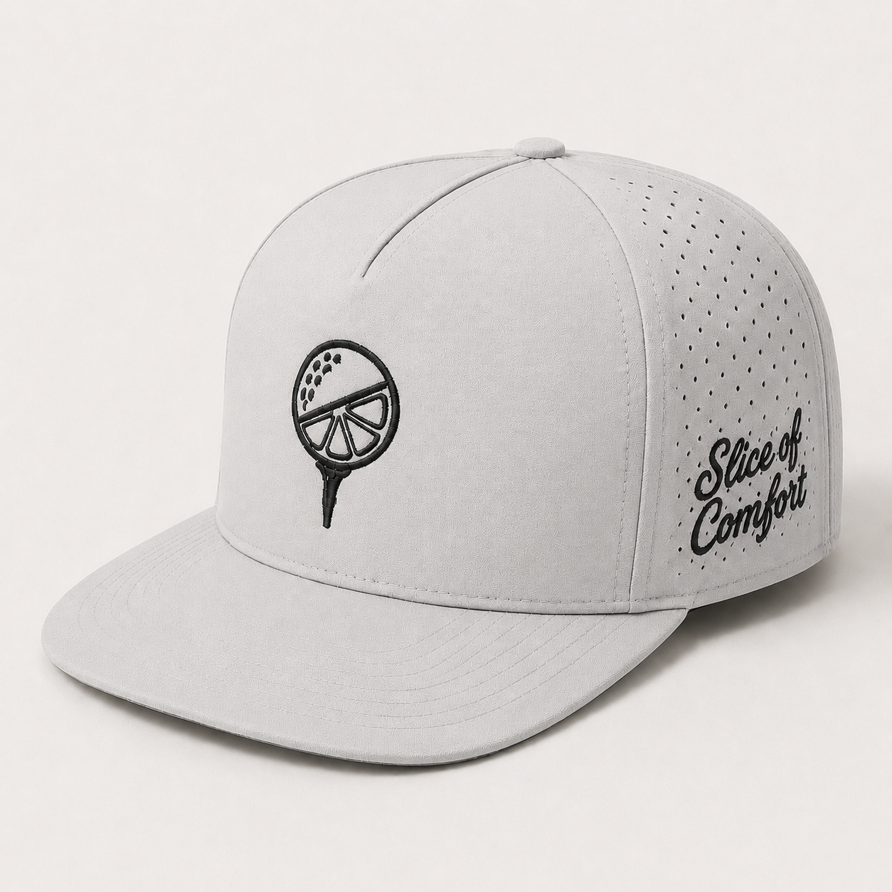 Smoke Gray Refined Slice Hat