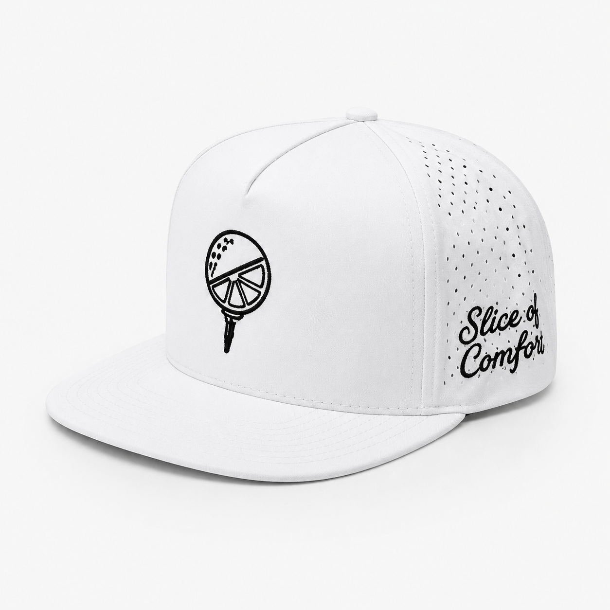 Pure White Refined Slice Hat